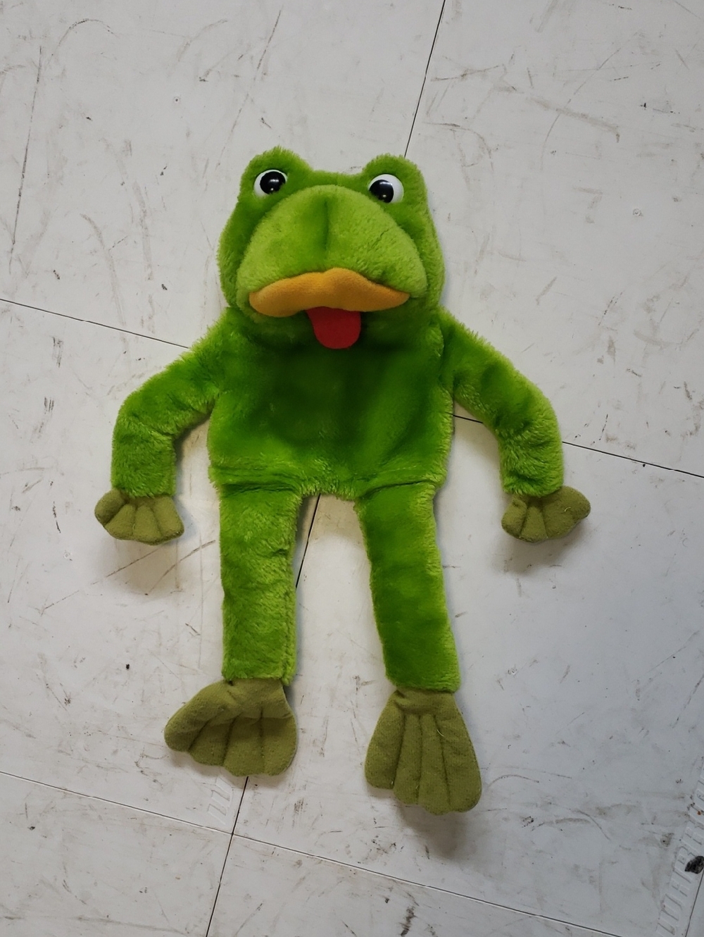 Green Frog Hand Puppet R. Dakin 1982 Vintage - Picture 1 of 9